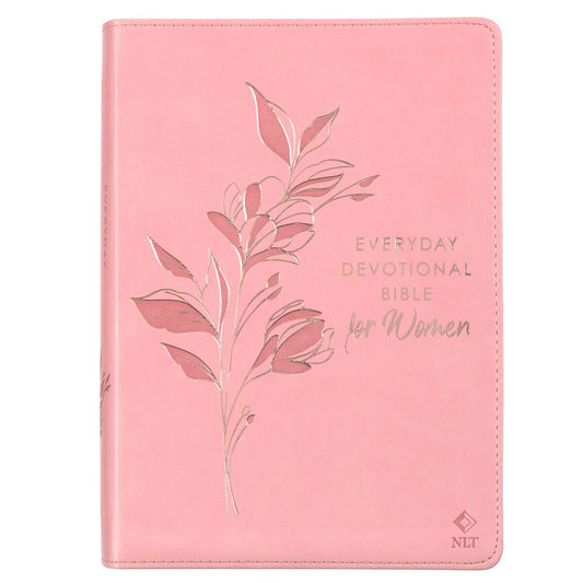 CAG DVB005 DEVOTIONAL  BIBLE  NLT  FOR  WOMEN  FAUX LEATHER, PINK