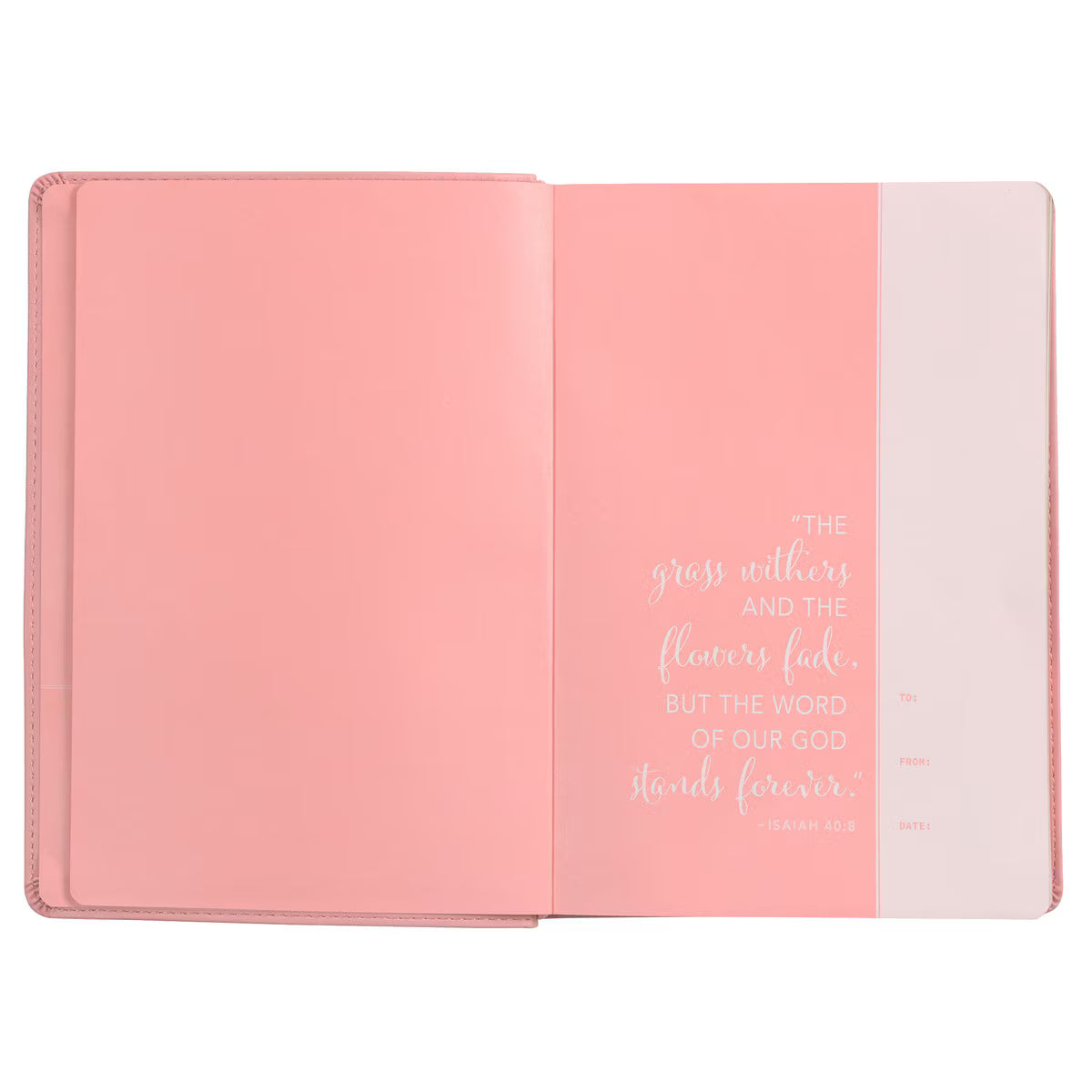 CAG DVB005 DEVOTIONAL  BIBLE  NLT  FOR  WOMEN  FAUX LEATHER, PINK