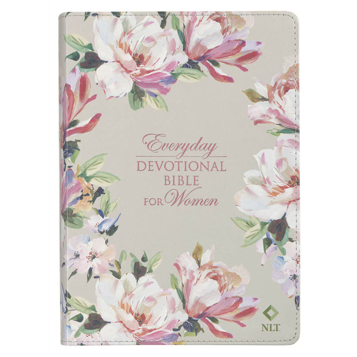 CAG DVB006 DEVOTIONAL  BIBLE  NLT  FOR  WOMEN  FAUX LEATHER, FLORAL
