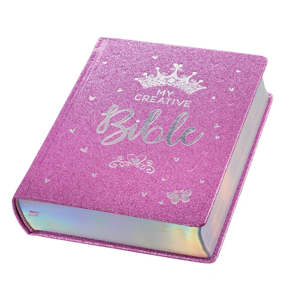CAG ESV002 ESV  MY  CREATIVE  BIBLE  FOR  GIRLS  FAUX LEATHER HC, PURPLE GLITTER