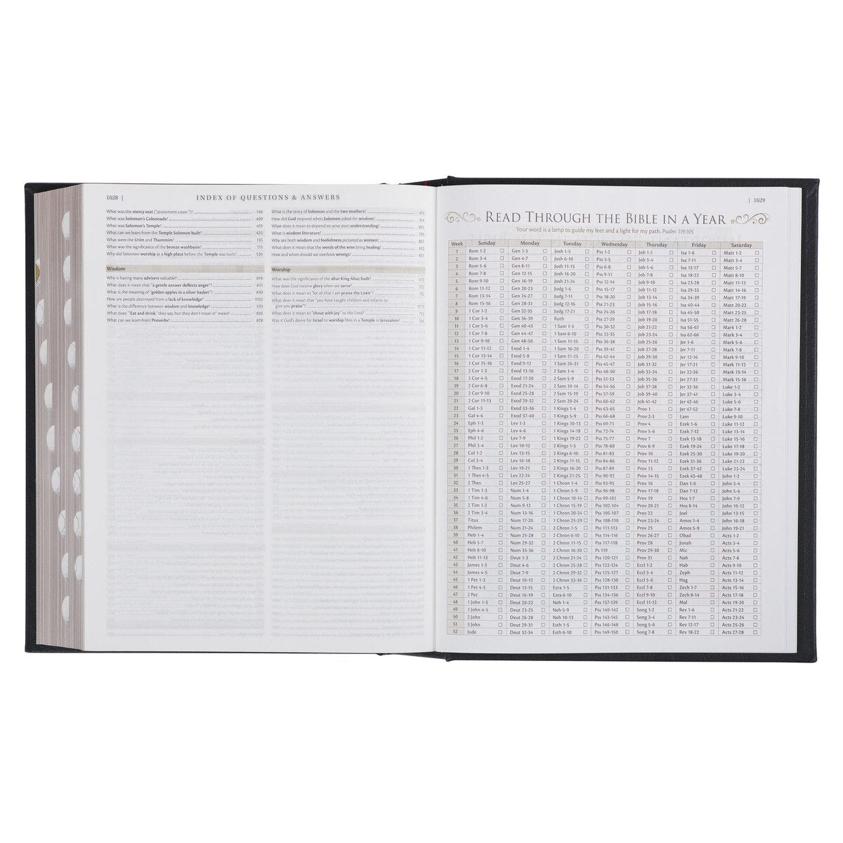 CAG FHB001 NLT, THE FAMILY HERITAGE BIBLE FULL GRAIN LEATHER HARDCOVER, BLACK