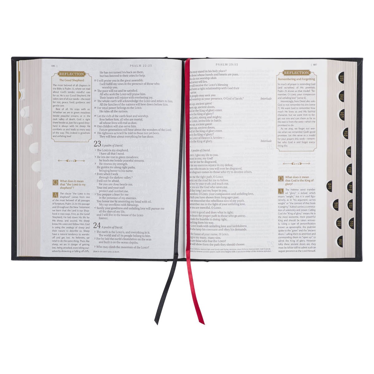 CAG FHB001 NLT, THE FAMILY HERITAGE BIBLE FULL GRAIN LEATHER HARDCOVER, BLACK