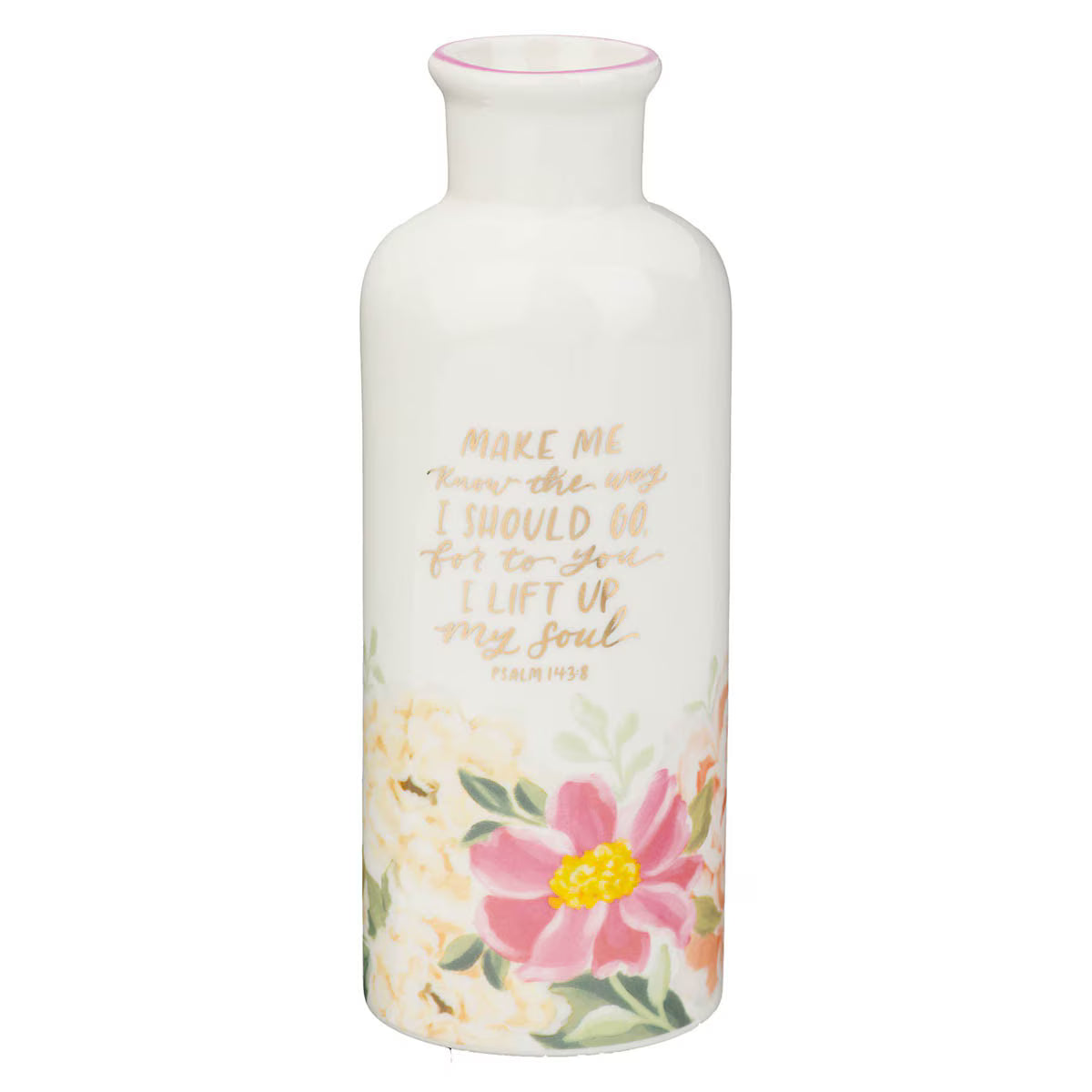 CAG HK030 TABLE VASE MAKE ME KNOW THE WAY I SHOULD GO PS. 143:8