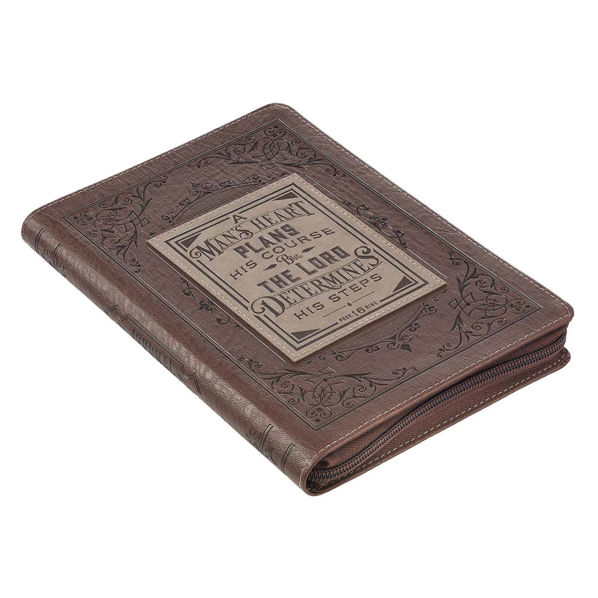 CAG JL383 JOURNAL LG CLASSIC LUXL ZIP MANS HEART