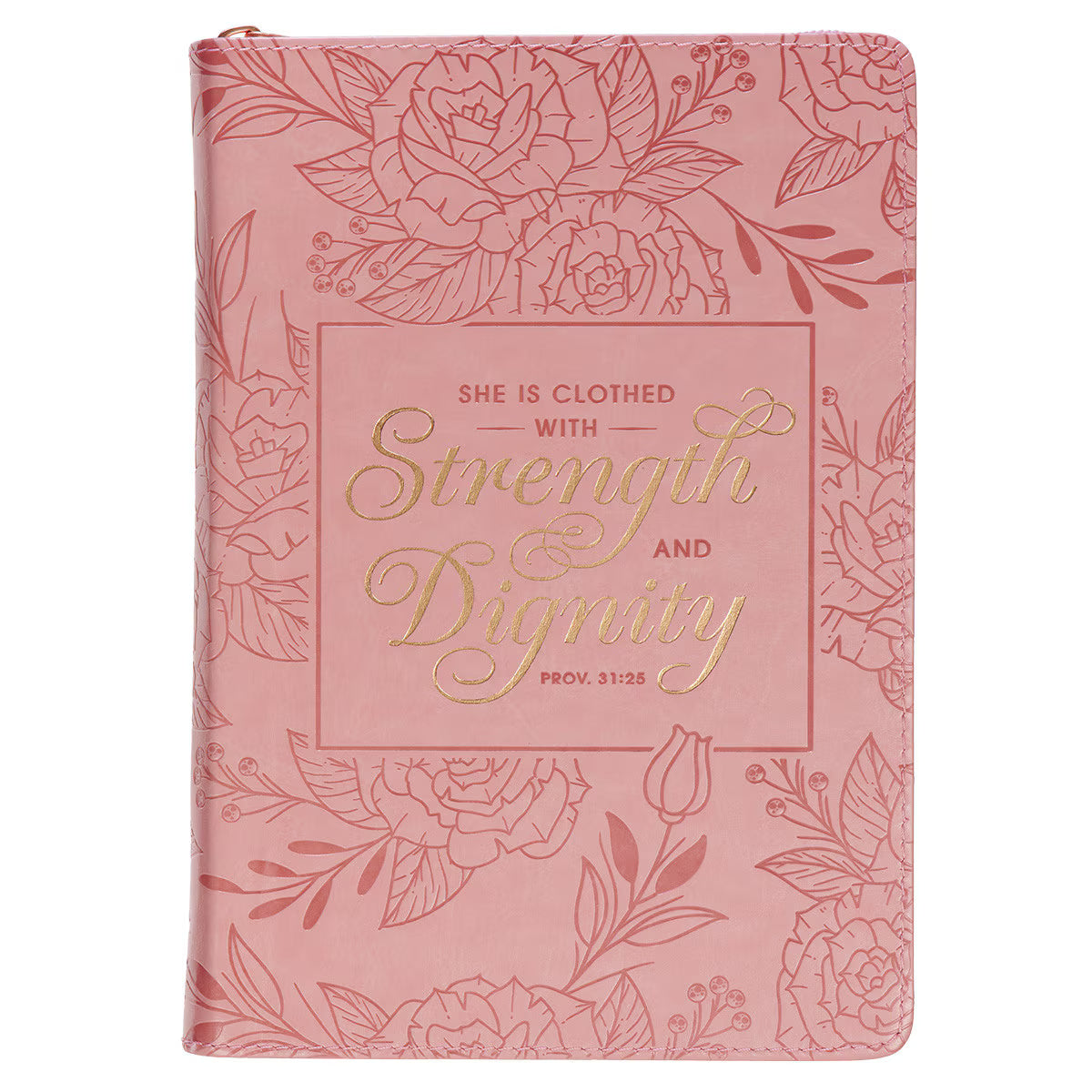 CAG JL590 JOURNAL  CLASSIC  ZIP  PINK  STRENGTH  & DIGNITY PROV. 31:25