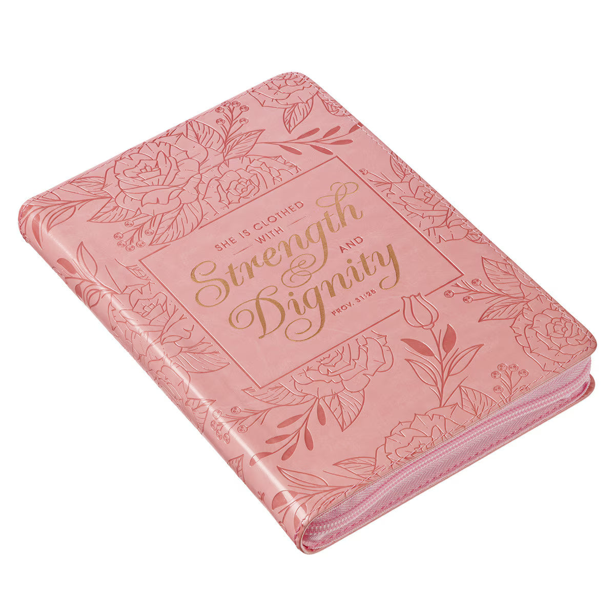 CAG JL590 JOURNAL  CLASSIC  ZIP  PINK  STRENGTH  & DIGNITY PROV. 31:25