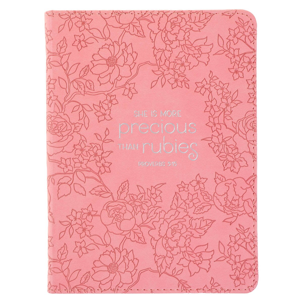 CAG JL676 JOURNAL HANDY PINK MORE PRECIOUS THAN RUBIES PROV. 3:15