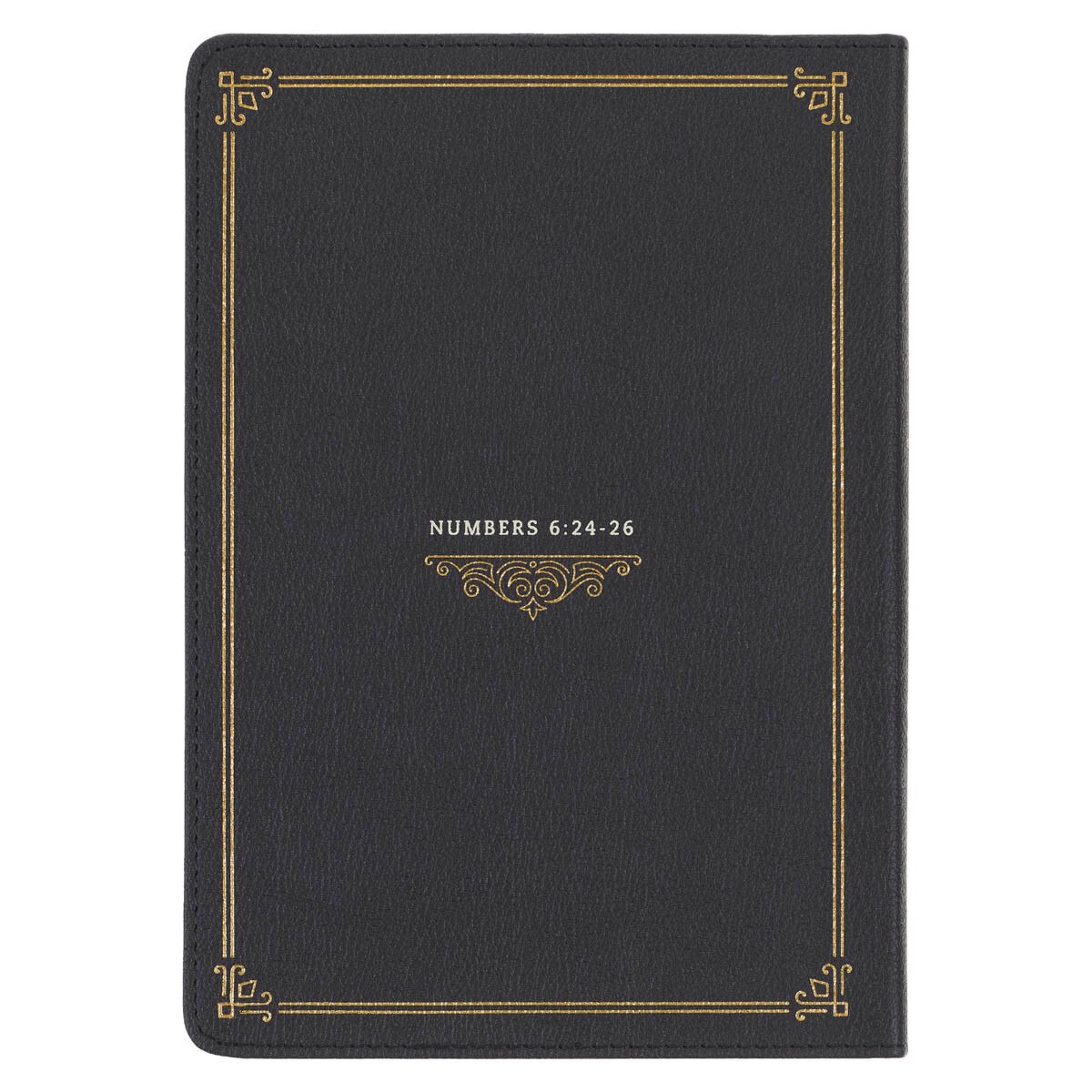 CAG JL682 JOURNAL  CLASSIC  BLACK  BLESS YOU  &  KEEP YOU NUM. 6:24-26