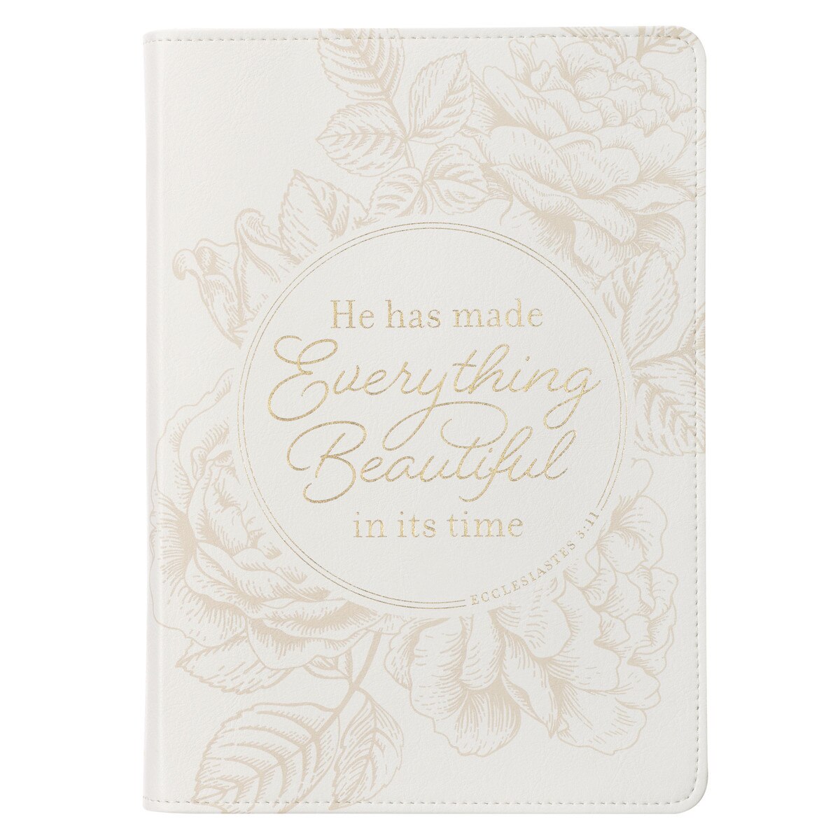 CAG JL796 JOURNAL CLASSIC IVORY EVERYTHING BEAUTIFUL ECC. 3:11