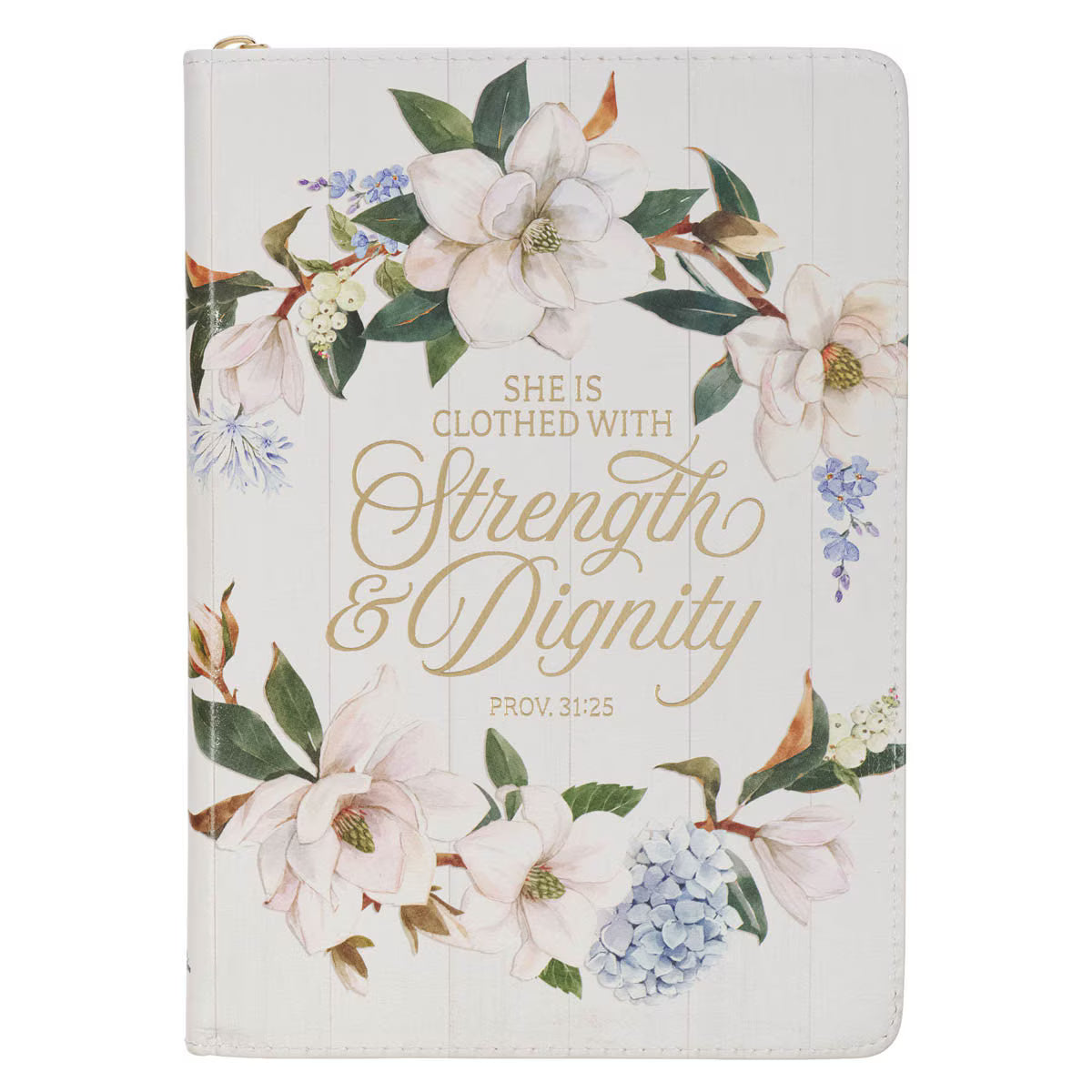 CAG JL800 JOURNAL  CLASSIC  ZIP  WHITE  STRENGTH  & DIGNITY PROV. 31:25