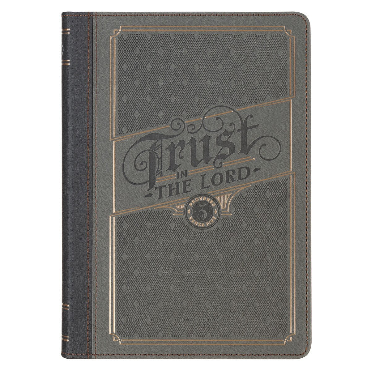 CAG JL805 JOURNAL  CLASSIC  GRAY  TRUST  IN  THE  LORD PROV. 3:5