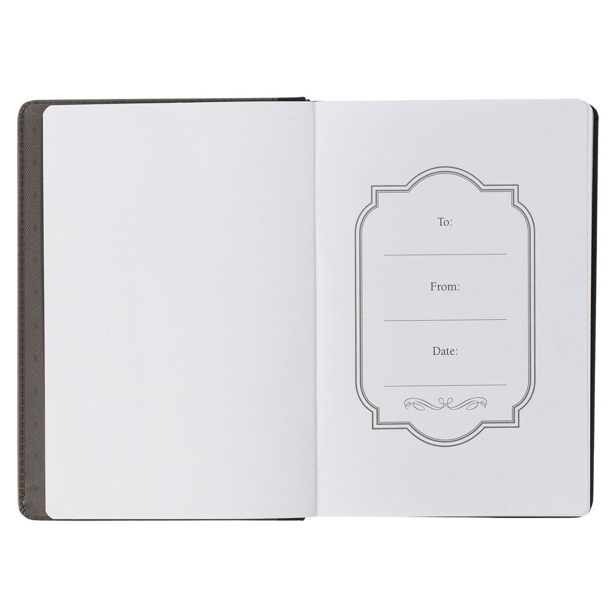 CAG JL805 JOURNAL  CLASSIC  GRAY  TRUST  IN  THE  LORD PROV. 3:5
