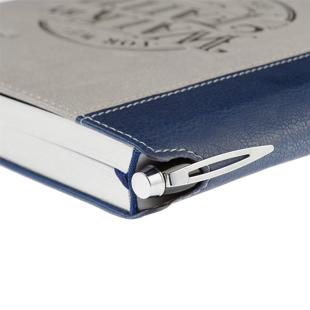 CAG JL810 JOURNAL  CLASSIC  W/ELASTIC  &  PEN  HOLDER WALK BY FAITH 2 COR. 5:7