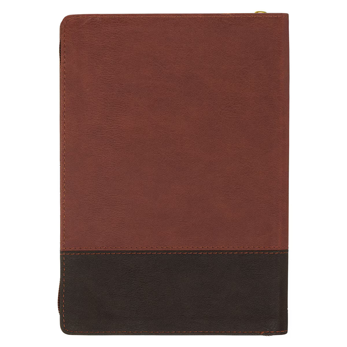 CAG JL836 JOURNAL CLASSIC ZIP TWO-TONE BROWN I WILL CARRY YOU ISA. 46:4