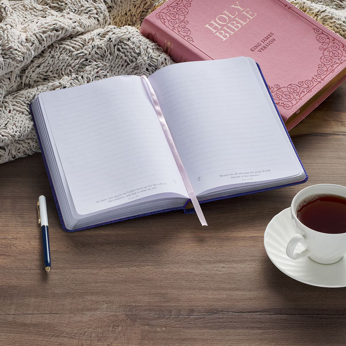 CAG JL855 JOURNAL  CLASSIC  W/ELASTIC  &  PEN  HOLDER NOBLE THINGS PROV. 31:29