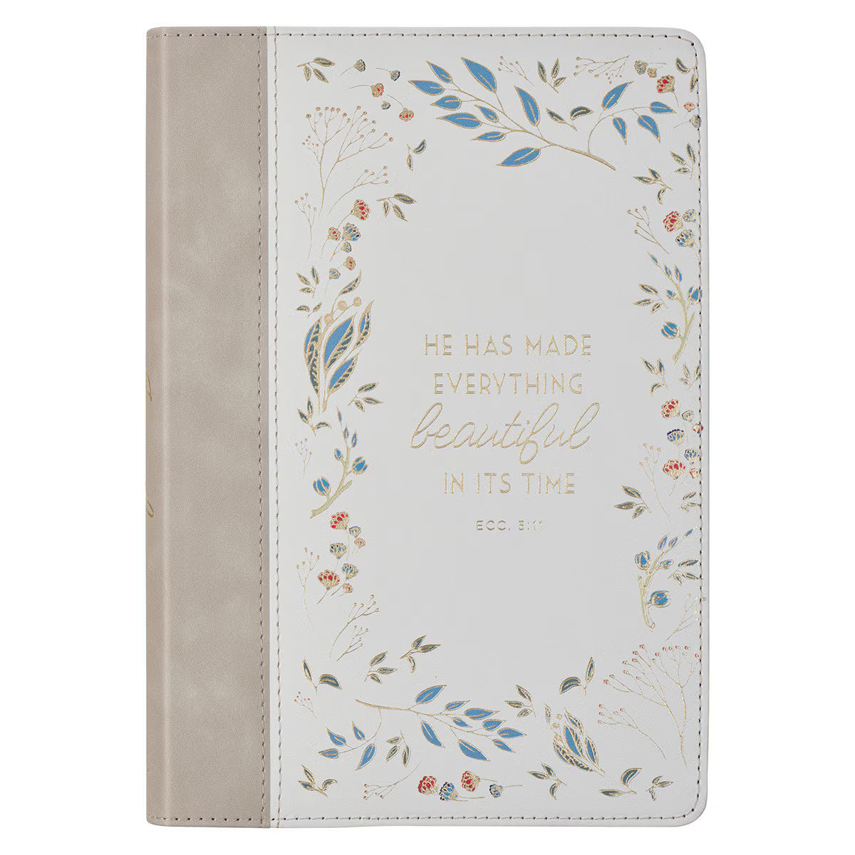CAG JL860 JOURNAL  CLASSIC  BEIGE/CREAM  EVERYTHING BEAUTIFUL ECC. 3:11