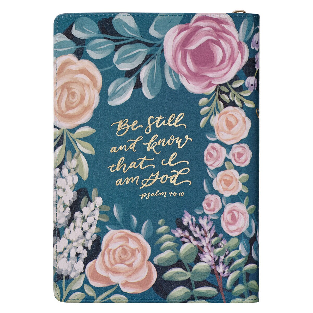 CAG JL874 JOURNAL  CLASSIC  ZIP  TEAL  LOVE  THE  LORD MATT. 22:37