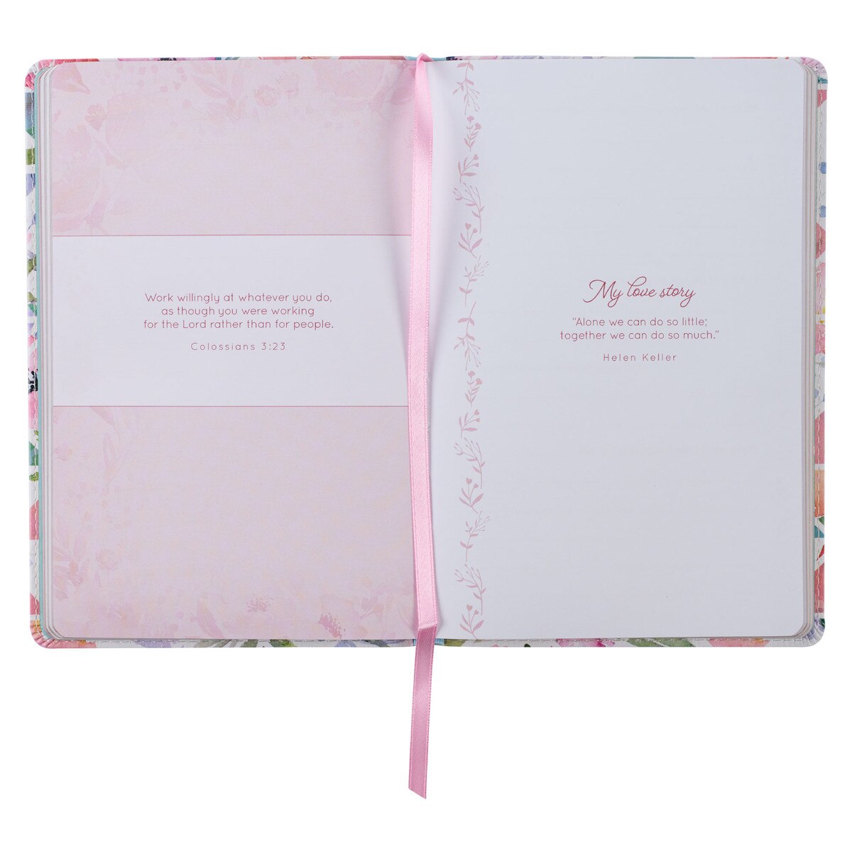 CAG JLP032 PROMPTED FAUX LEATHER MOTHER'S LEGACY JOURNAL MULTICOLORED MY LIFE MY STORY