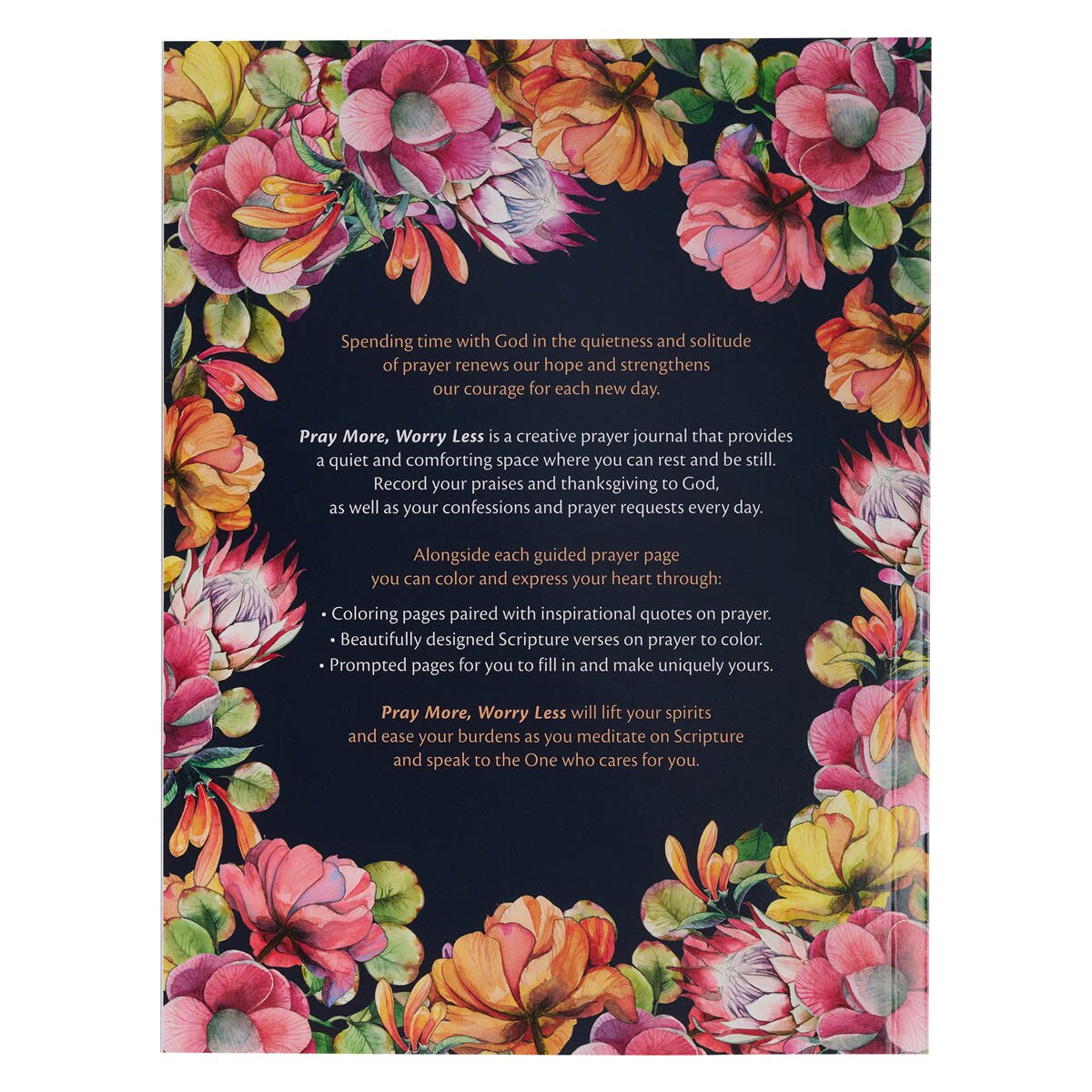 CAG JLP042 WORRY LESS, PRAY MORE PRAYER JOURNAL SC