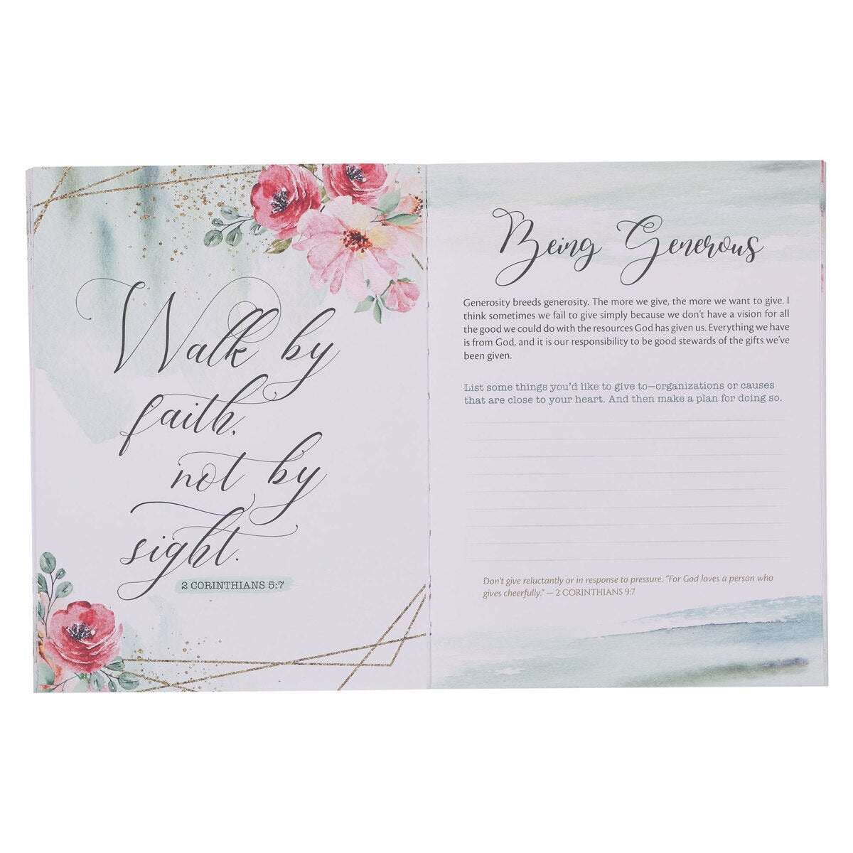 CAG JLP046 PROMPTED   JOURNAL   SHE   IS   BLESSED SOFTCOVER