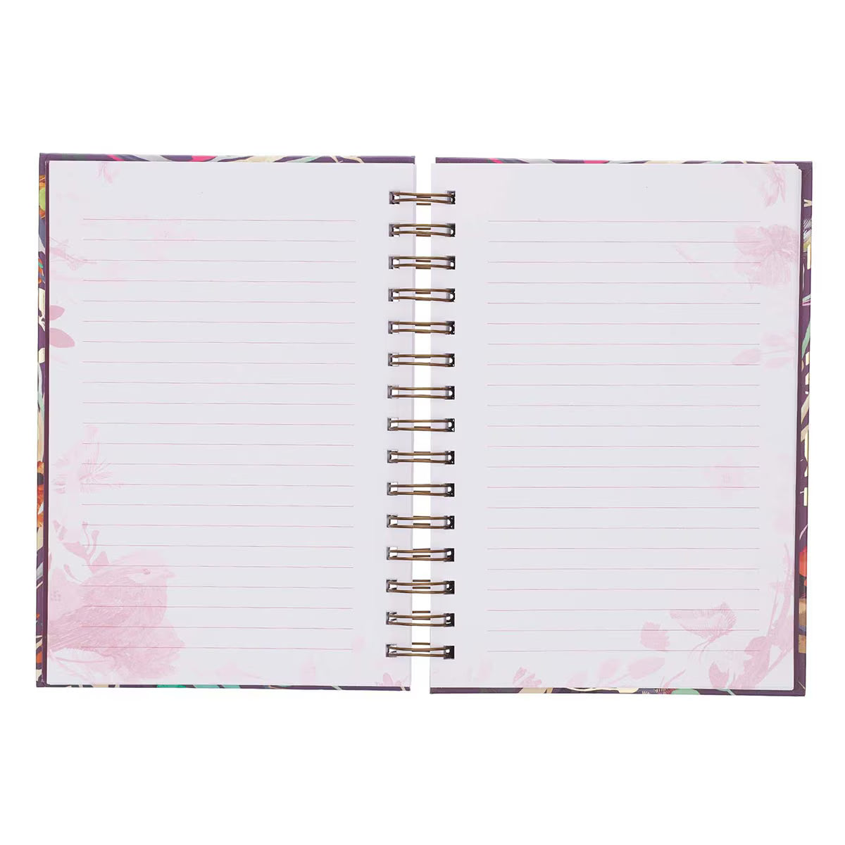 CAG JLW084 JOURNAL    SPIRAL-BOUND    LARGE    PURPLE BLESSED IS SHE