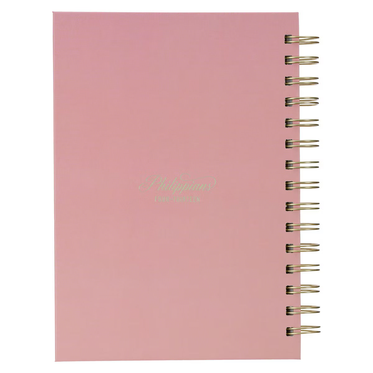 CAG JLW150 JOURNAL    SPIRAL-BOUND    PINK    FLORAL EVERYTHING THROUGH CHRIST PHIL. 4:13