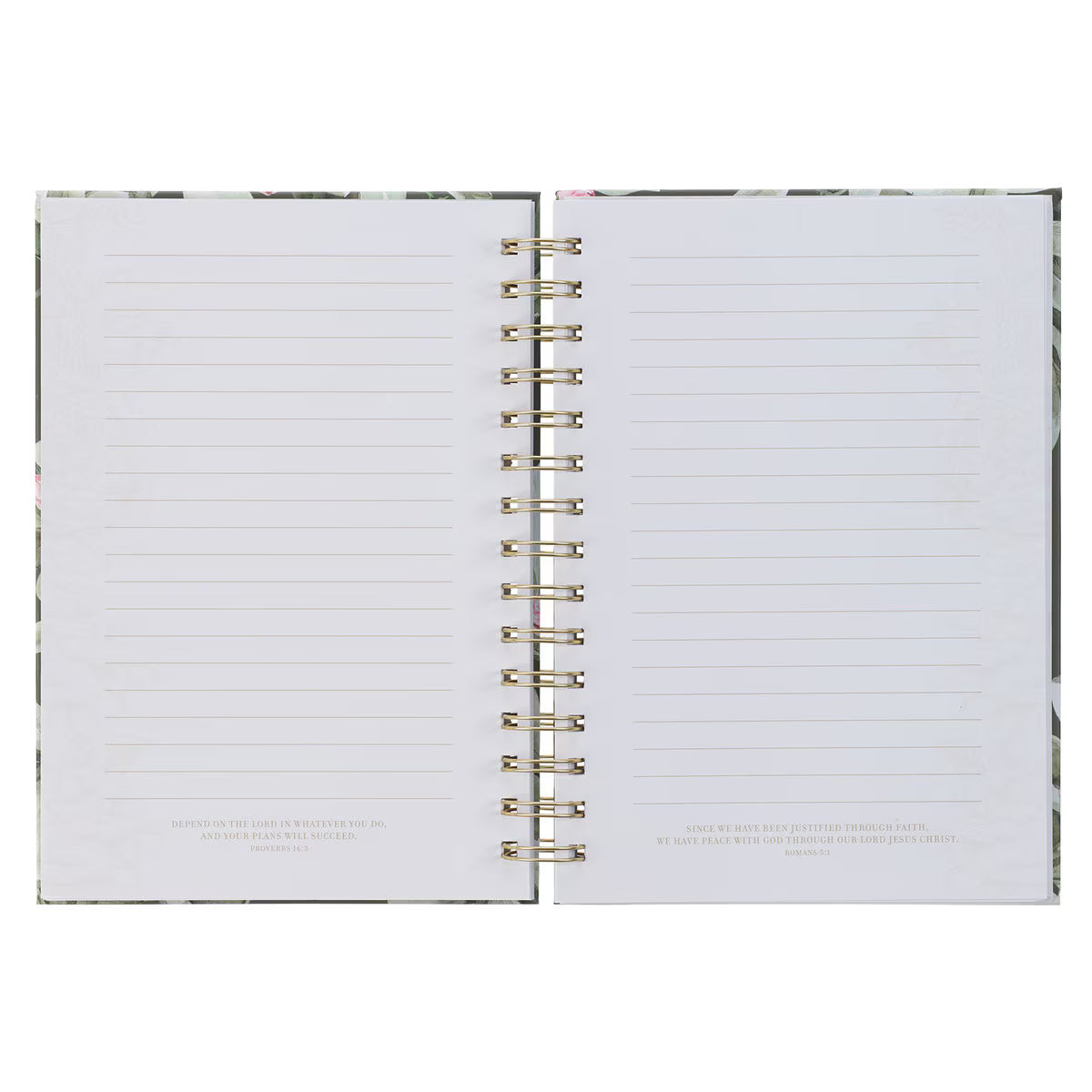 CAG JLW190 JOURNAL  SPIRAL-BOUND  GREEN  EVERYTHING BEAUTIFUL ECC. 3:11