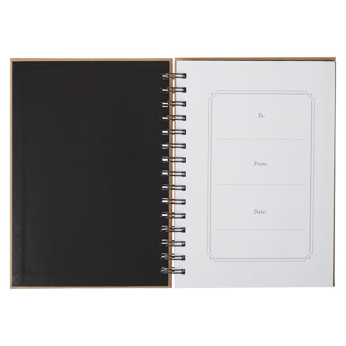 CAG JLW195 JOURNAL  SPIRAL-BOUND  BROWN TRUST  IN  THE LORD PROV. 3:5
