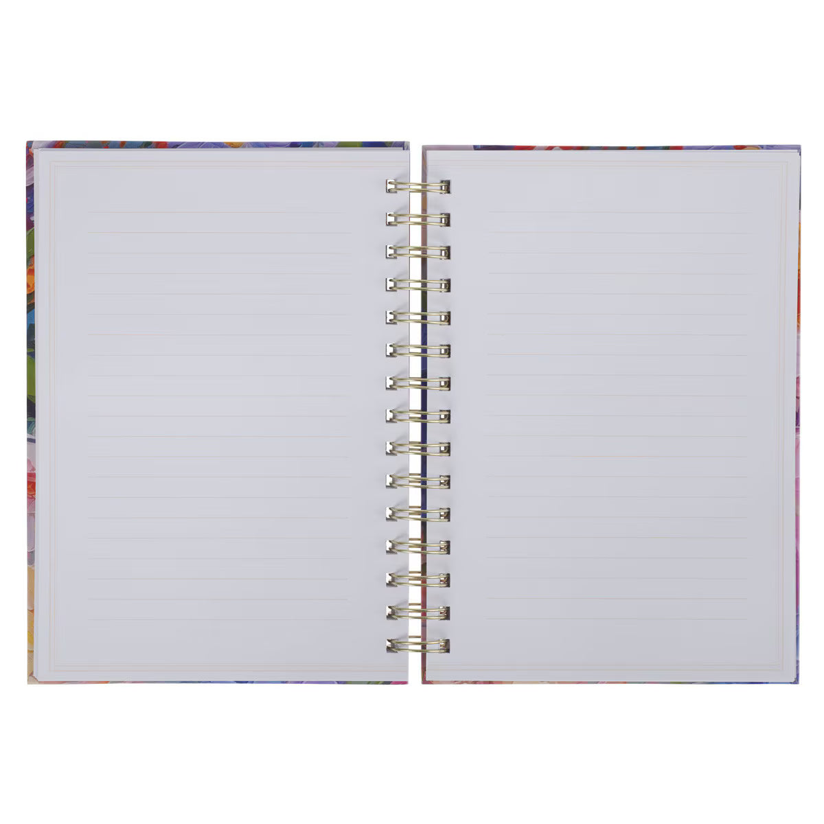 CAG JLW240 JOURNAL SPIRAL-BOUND MULTI PAINTED FLORAL SWEET FRIENDSHIP