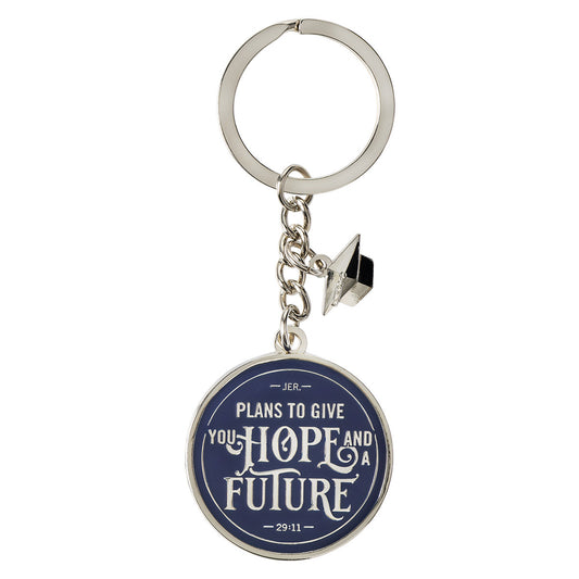 CAG KEP081 KEYRING METAL PLANS TO GIVE YOU HOPE