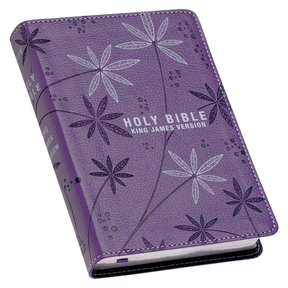 CAG KJV004 KJV BIBLE COMPACT FAUX LEATHER, PURPLE