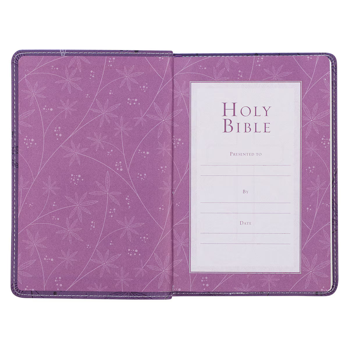 CAG KJV004 KJV BIBLE COMPACT FAUX LEATHER, PURPLE