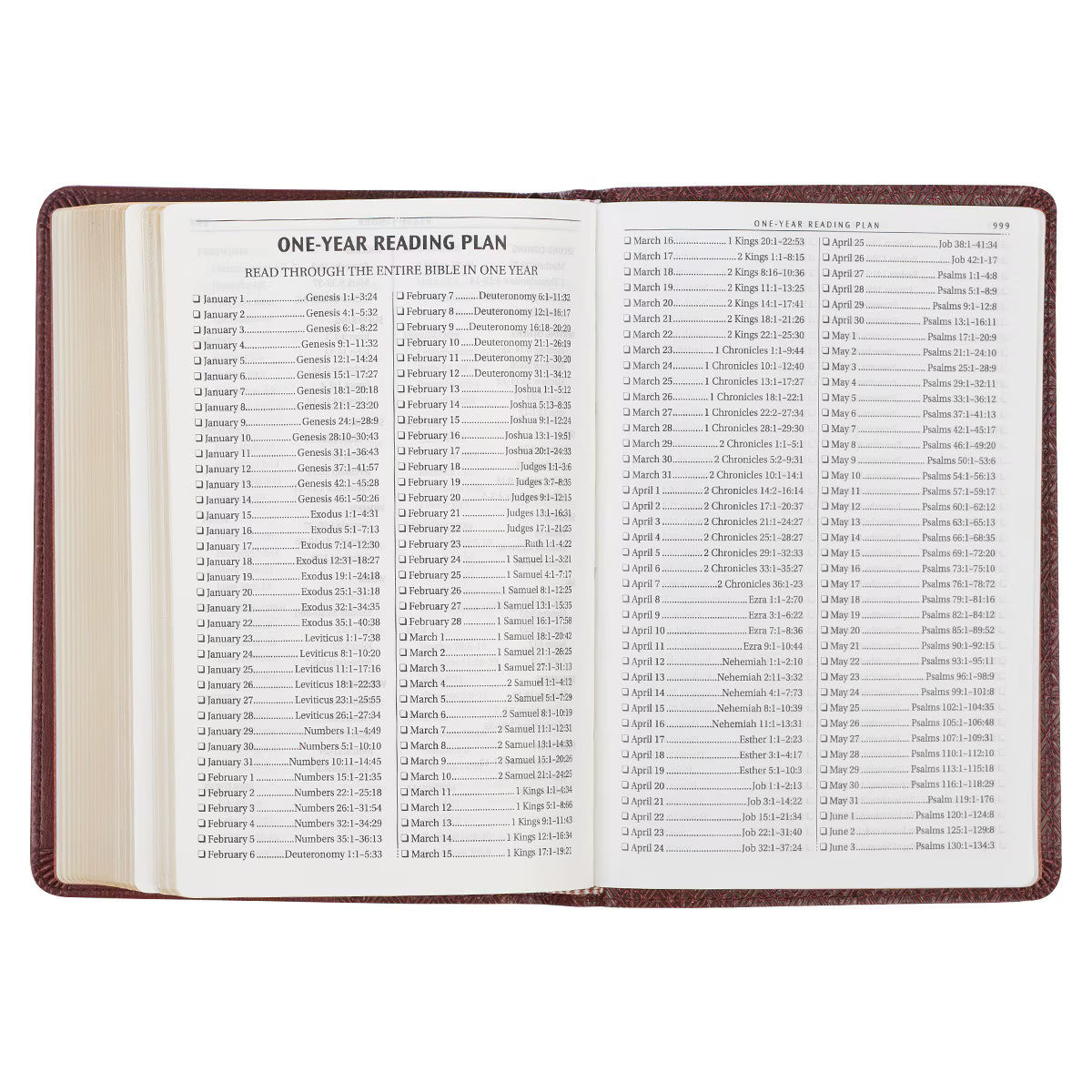 CAG KJV005 KJV BIBLE COMPACT FAUX LEATHER, SADDLE TAN