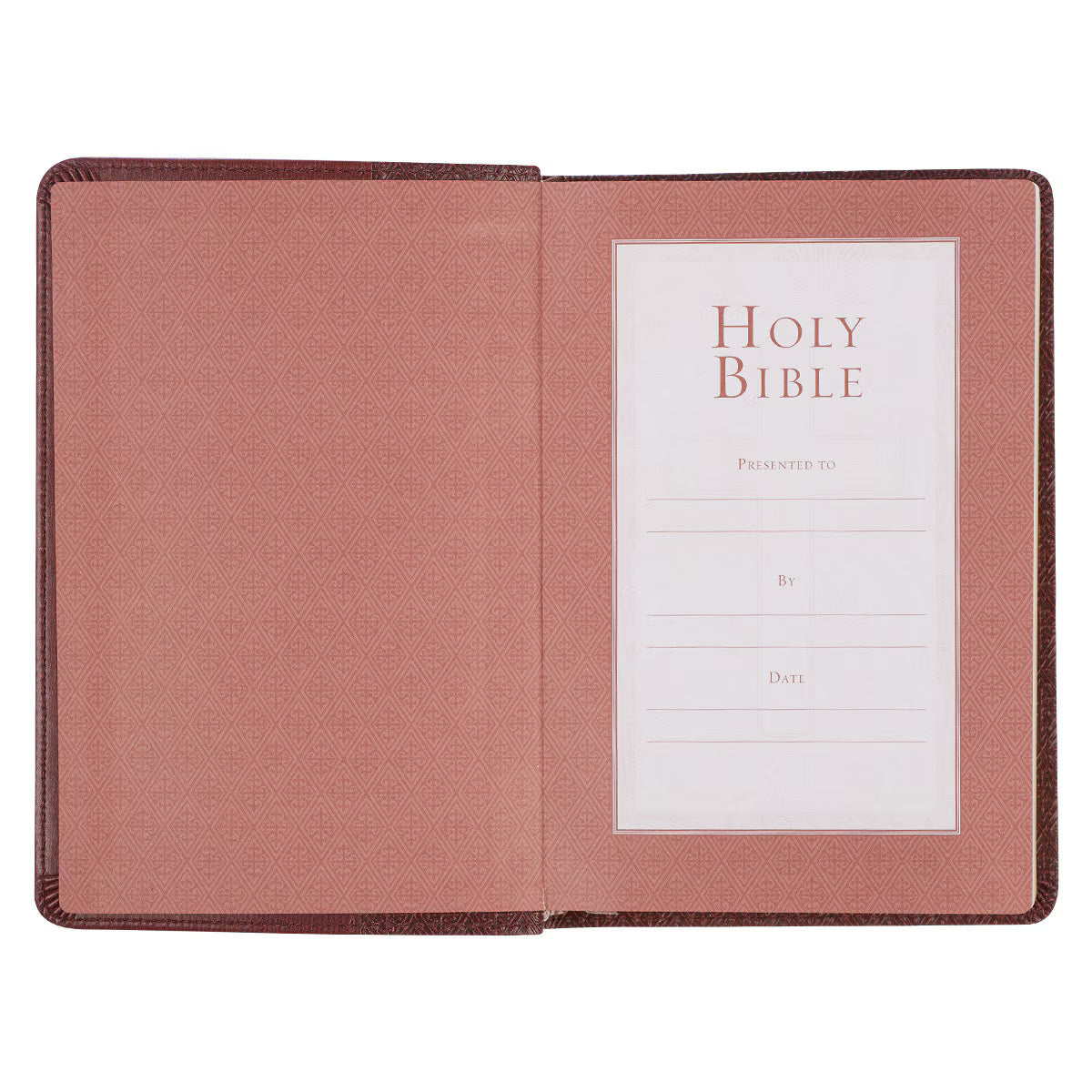 CAG KJV005 KJV BIBLE COMPACT FAUX LEATHER, SADDLE TAN