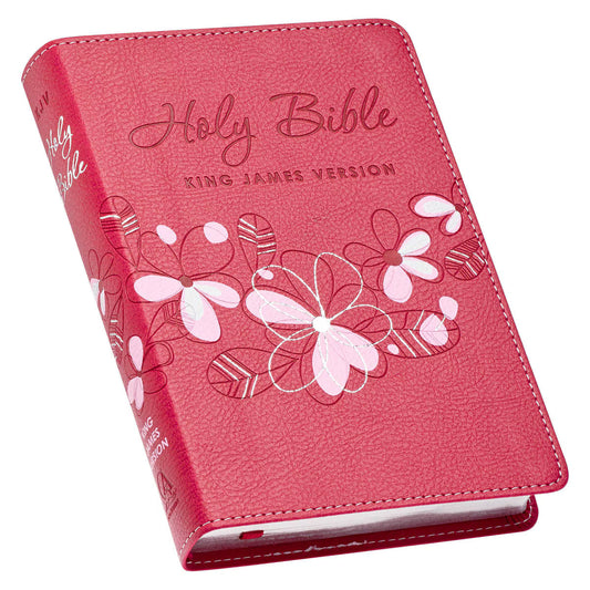 CAG KJV009 KJV BIBLE COMPACT FAUX LEATHER, PINK