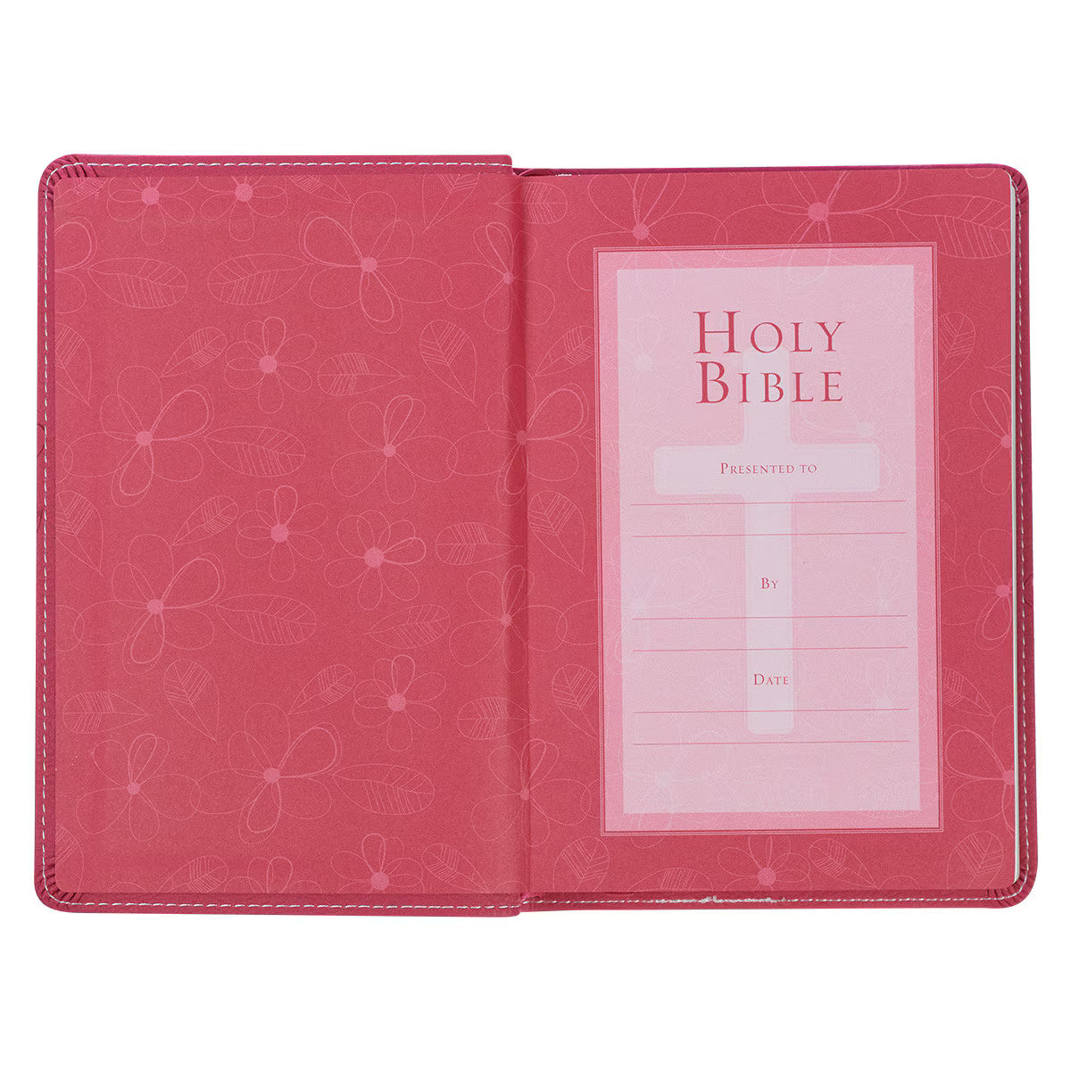 CAG KJV009 KJV BIBLE COMPACT FAUX LEATHER, PINK