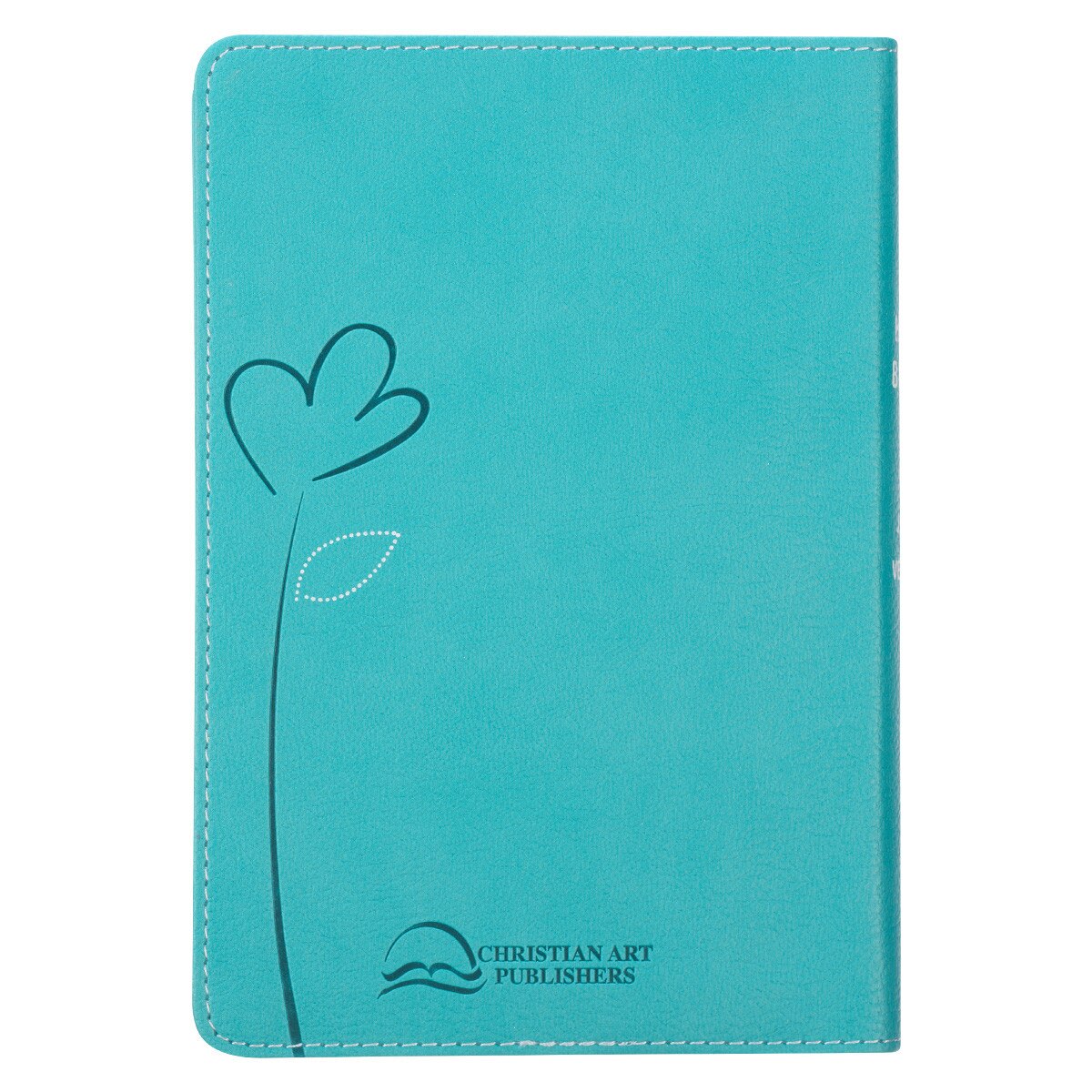 CAG KJV010 KJV   BIBLE   COMPACT   FAUX   LEATHER, TURQUOISE