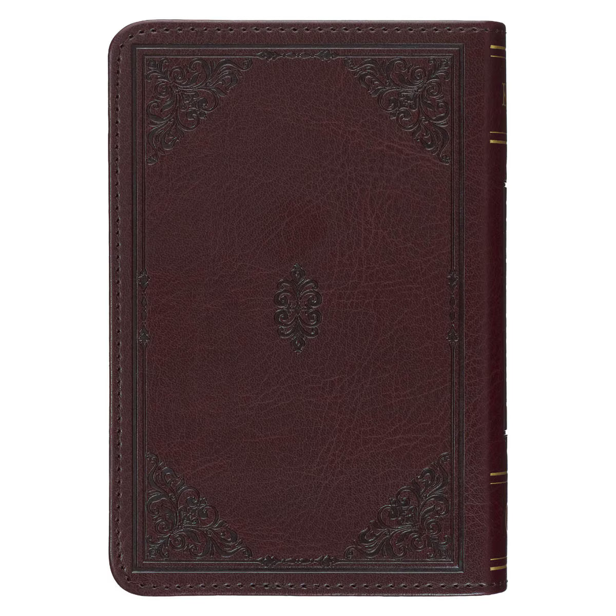CAG KJV204 KJV  BIBLE  MINI  POCKET  FAUX  LEATHER, BURGUNDY