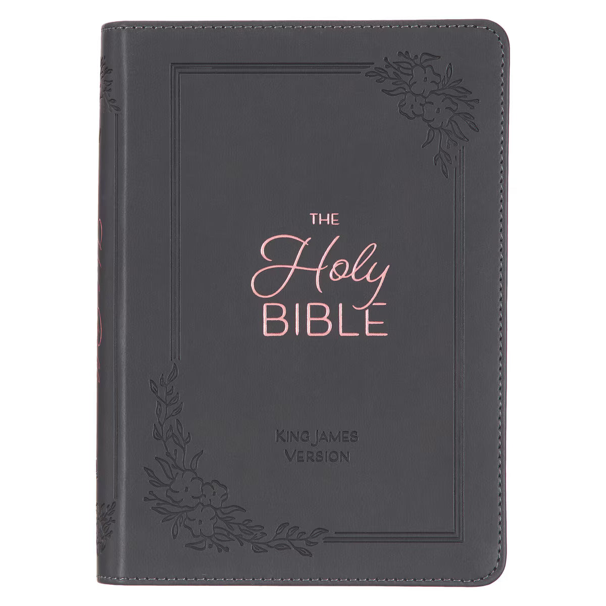 CAG KJV206 KJV BIBLE COMPACT LP FAUX LEATHER, GRAY