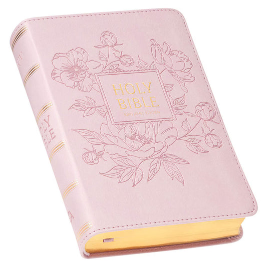 CAG KJV207 KJV BIBLE COMPACT LP FAUX LEATHER, PINK