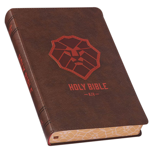 CAG KJV239 KJV BIBLE KID EDITION FAUX LEATHER, BROWN