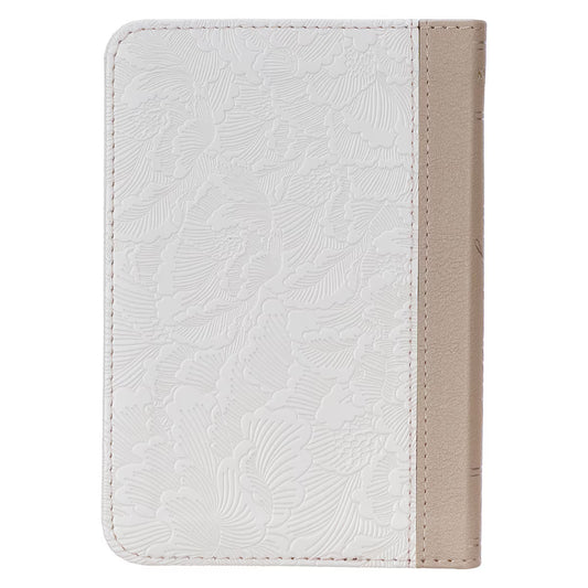 CAG KJV258 KJV BIBLE MINI POCKET FAUX LEATHER, WHITE