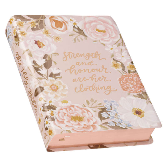 CAG KJV263 KJV   NOTE-TAKING   BIBLE   FAUX   LEATHER STRENGTH & DIGNITY PROV. 31:25