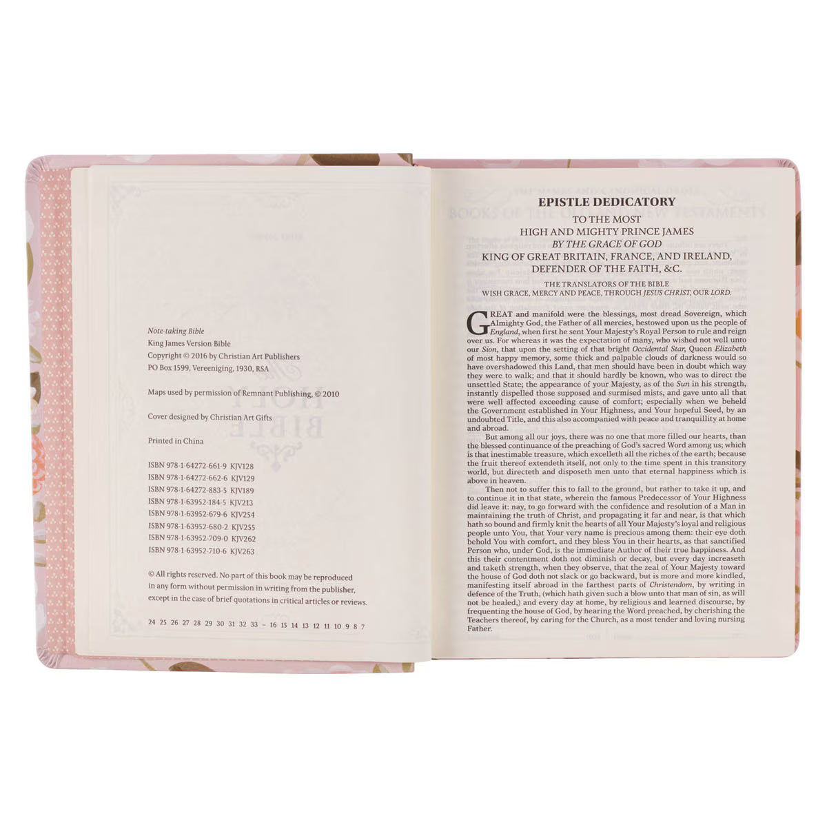 CAG KJV263 KJV   NOTE-TAKING   BIBLE   FAUX   LEATHER STRENGTH & DIGNITY PROV. 31:25