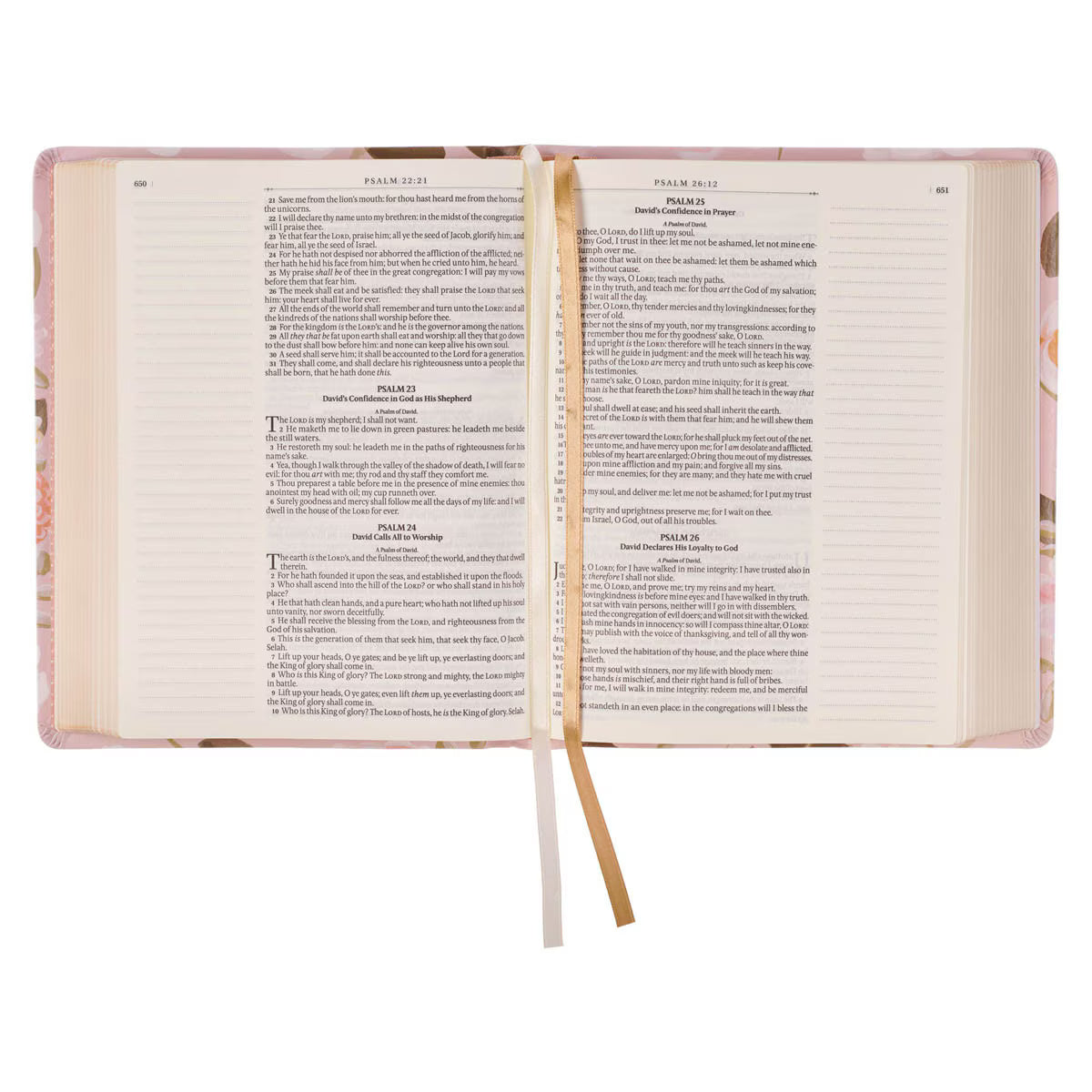 CAG KJV263 KJV   NOTE-TAKING   BIBLE   FAUX   LEATHER STRENGTH & DIGNITY PROV. 31:25