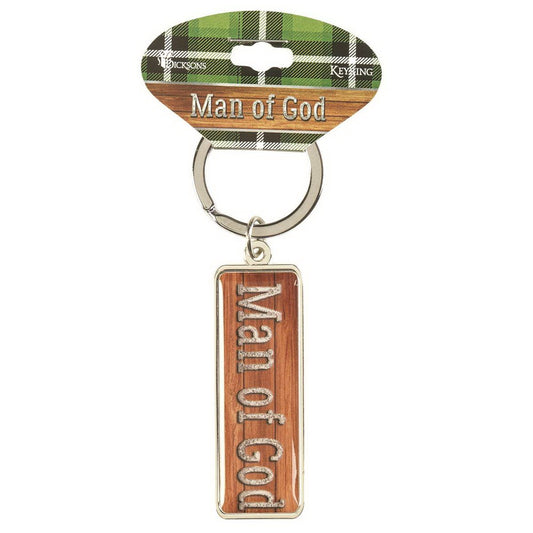 6PCS X 5PKT DIC KC-790 KEY RING MAN OF GOD