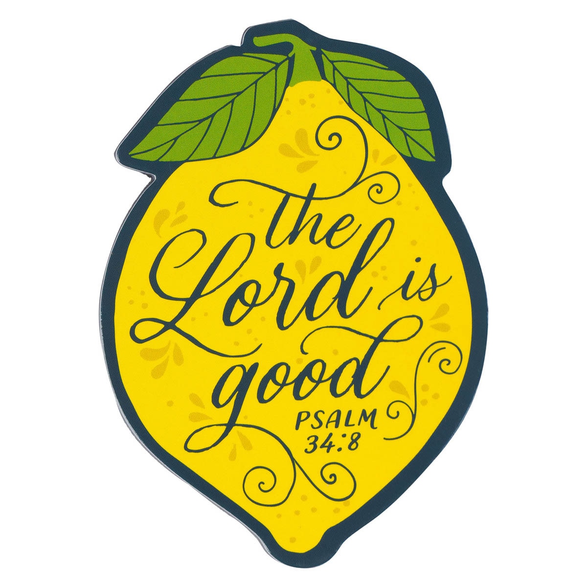 CAG MG203 MAGNET YELLOW LEMON THE LORD IS GOOD PS