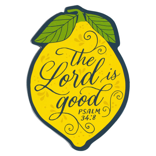 CAG MG203 MAGNET YELLOW LEMON THE LORD IS GOOD PS