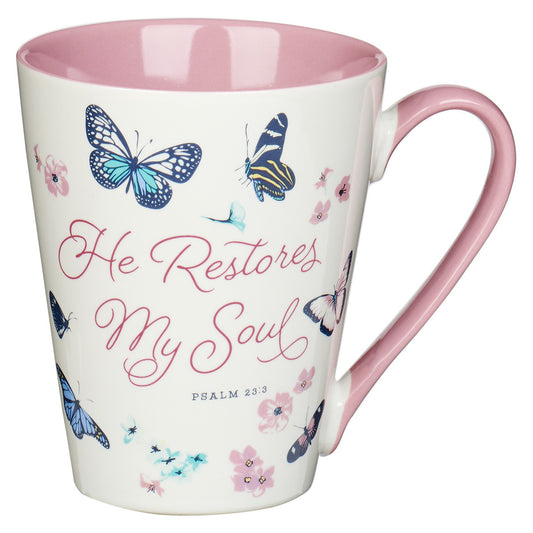 CAG MUG770 BUTTERFLY HE RESTORE MY SOULS
