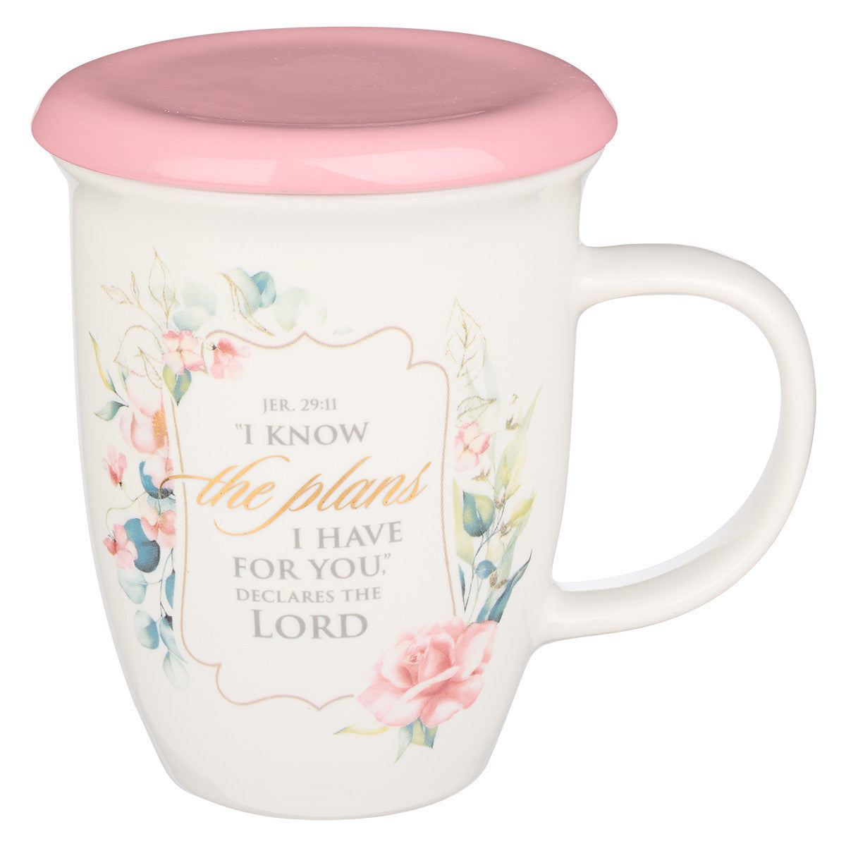 CAG MUG847 LIDDED PINK I KNOW THE PLANS